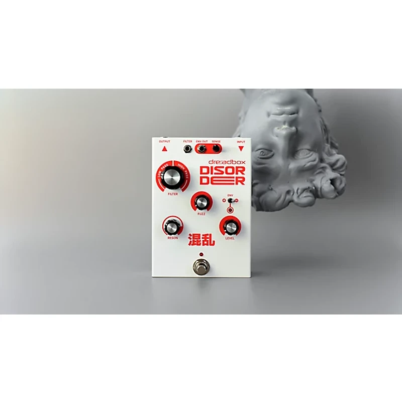 Dreadbox Disorder Aggressive Analog Fuzz Effects Pedal White