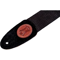 Levy's MSSC8-BLK 2" Signature Series Black Cotton Guitar Strap