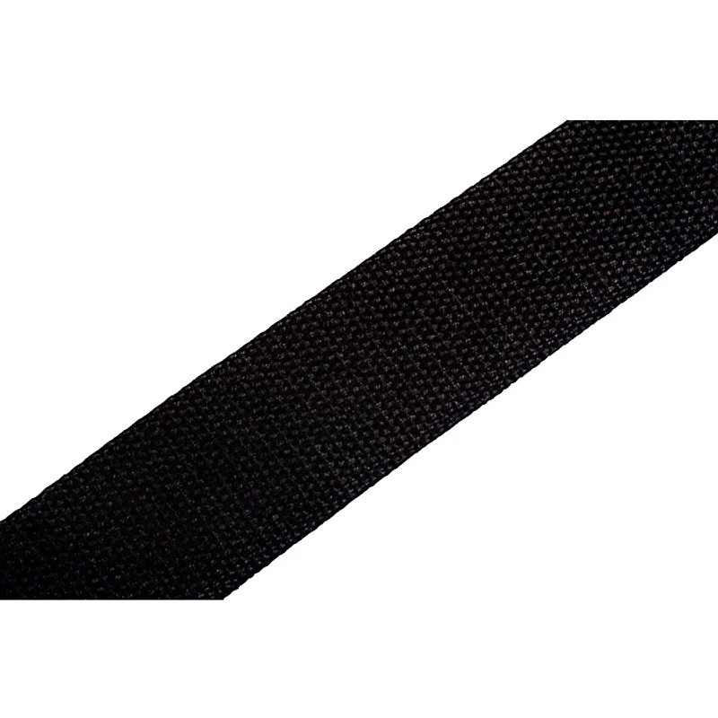 Levy's MSSC8-BLK 2" Signature Series Black Cotton Guitar Strap