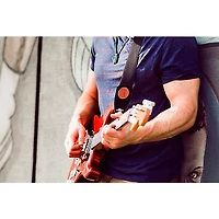 Levy's MSSC8-BLK 2" Signature Series Black Cotton Guitar Strap