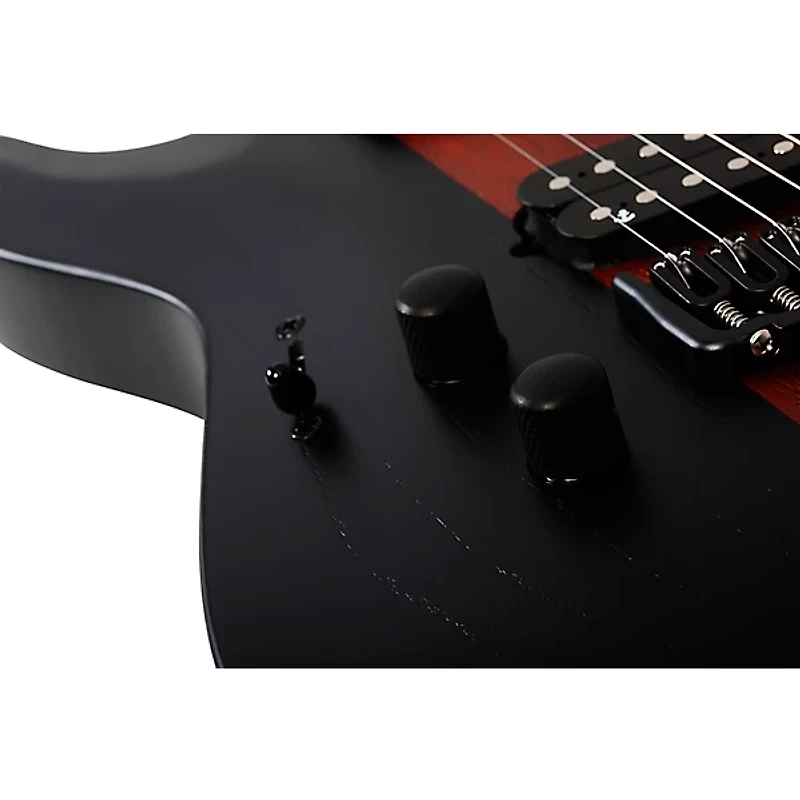 Schecter Guitar Research C- Multiscale Rob Scallon Left-Handed Electric Guitar Satin Dark Roast