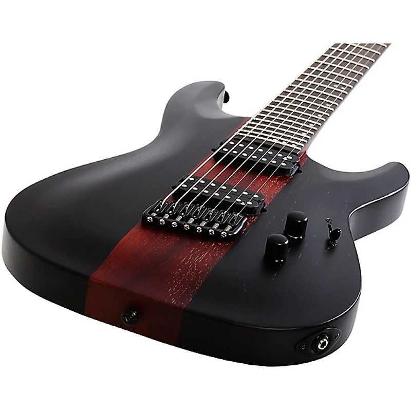 Schecter Guitar Research C- Multiscale Rob Scallon Electric Guitar Satin Dark Roast