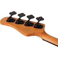 Schecter Guitar Research Model T Exotic Ziricote Electric Bass Natural Satin