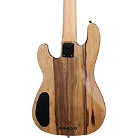 Schecter Guitar Research Model T Exotic Ziricote 5 Electric Bass Natural Satin