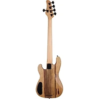 Schecter Guitar Research Model T Exotic Ziricote 5 Electric Bass Natural Satin