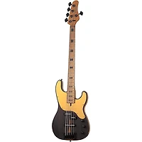 Schecter Guitar Research Model T Exotic Ziricote 5 Electric Bass Natural Satin