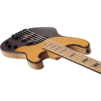 Schecter Guitar Research Model T Exotic Ziricote 5 Electric Bass Natural Satin