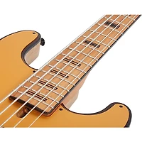 Schecter Guitar Research Model T Exotic Ziricote 5 Electric Bass Natural Satin