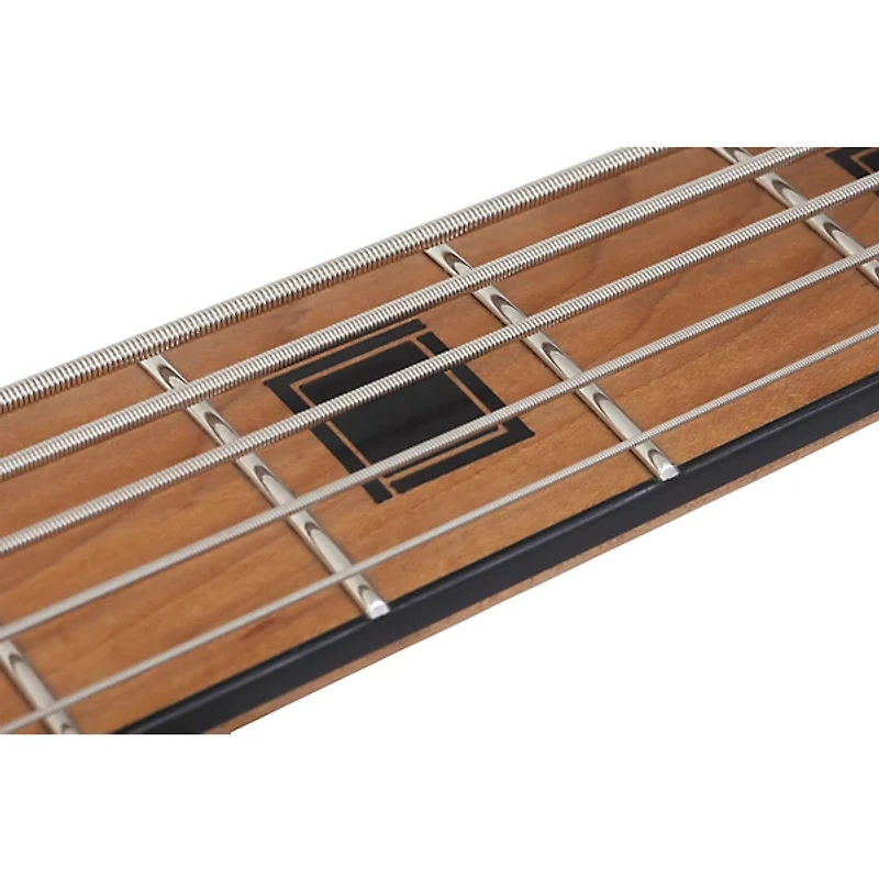 Schecter Guitar Research Model T Exotic Ziricote 5 Electric Bass Natural Satin