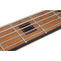 Schecter Guitar Research Model T Exotic Ziricote 5 Electric Bass Natural Satin