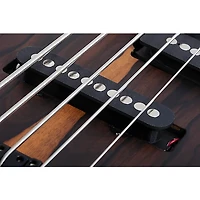 Schecter Guitar Research Model T Exotic Ziricote 5 Electric Bass Natural Satin