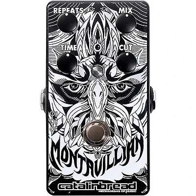 Catalinbread Montavillian Echo 2022 Lo-Rez Delay Effects Pedal Black