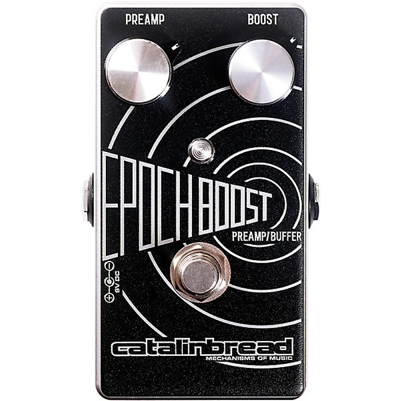 Catalinbread Epoch Boost EP-3 Boost/Preamp Effects Pedal Black and Silver