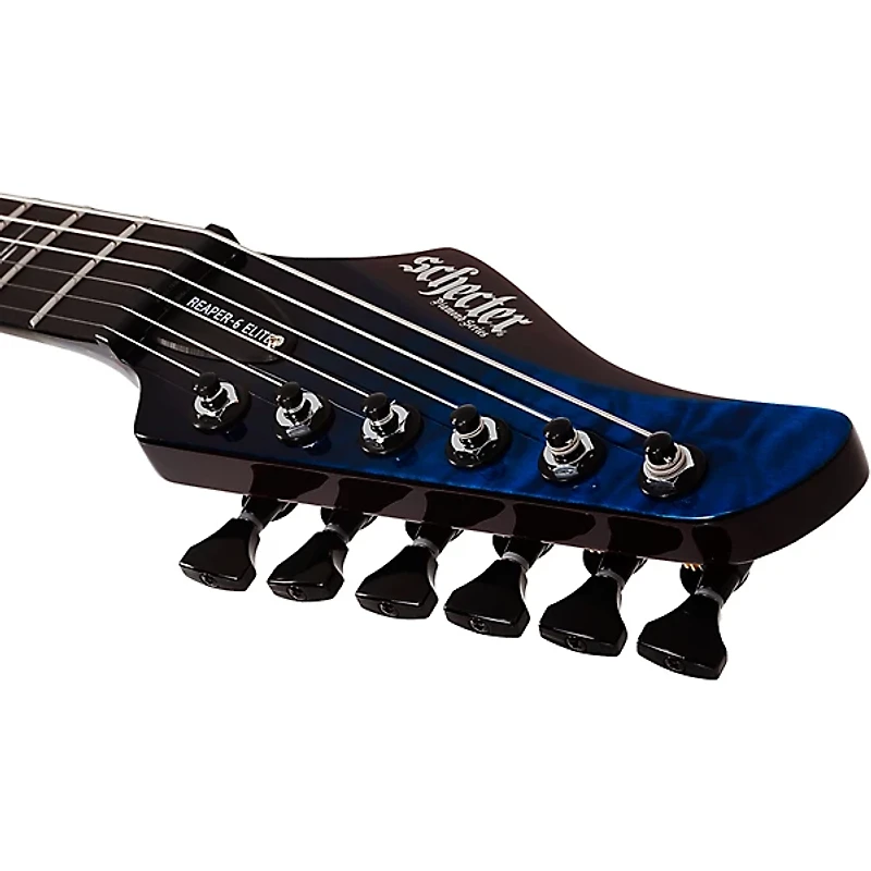 Schecter Guitar Research Reaper-6 Elite Electric Guitar Deep Ocean Blue