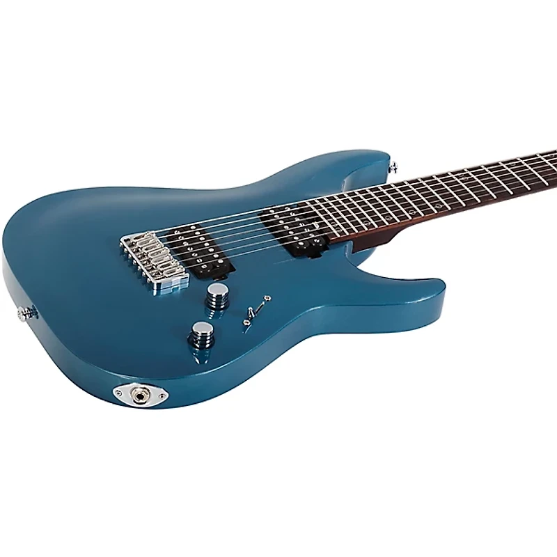 Schecter Guitar Research Aaron Marshall AM-7 7-String Electric Guitar Cobalt Slate