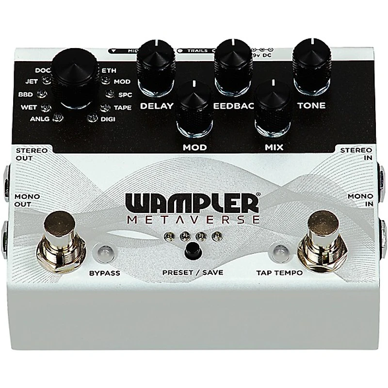 Wampler Metaverse Multi-Delay Effects Pedal White