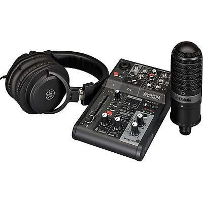 Yamaha AG03MK2 3-Channel Live Streaming Loopback Audio USB Mixer