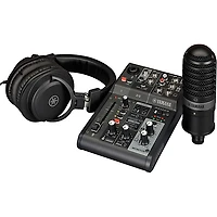 Yamaha AG03MK2 3-Channel Live Streaming Loopback Audio USB Mixer