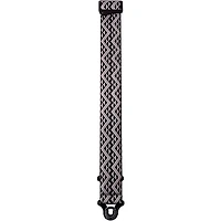 D'Addario Auto Lock Guitar Strap, Black Padded Geometric