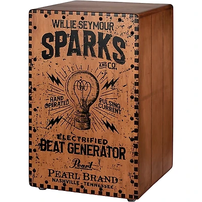 Pearl Electronic Cajon With W.S. Sparks Graphic Finish