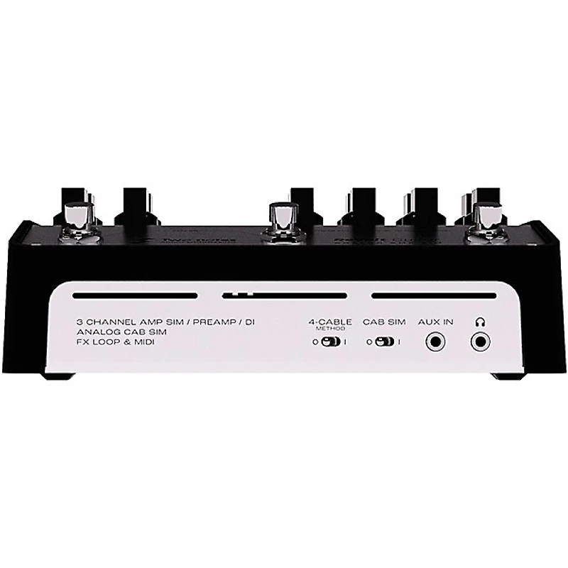 Two Notes AUDIO ENGINEERING ReVolt 3-Channel All-Analog Guitar Simulator Pedal Silver and Black