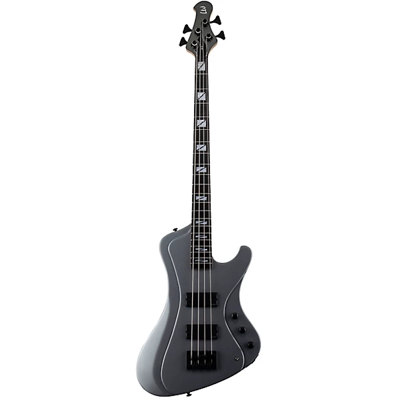 ESP LTD John Campbell JC-4 Electric Bass Guitar Dark Grey Metallic Satin