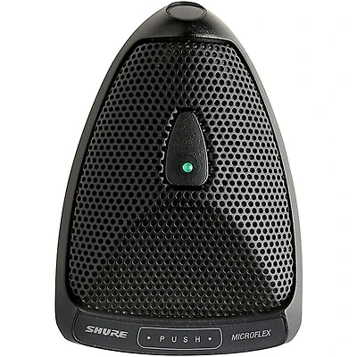 Shure MX392BE Condenser Boundary Microphone, Built-in Preamp, Attached 12' Unterminated Bottom-exit Cable (Cardioid)