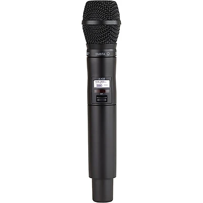 Shure ULXD2/SM87 Handheld Transmitter With SM87 Microphone, 174-216mHz Band V50