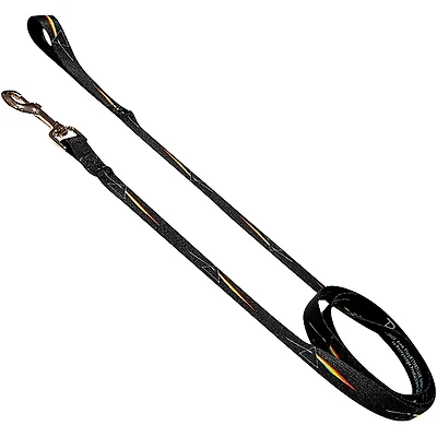 Perri's Pink Floyd Prisms Dog Leash Black Medium