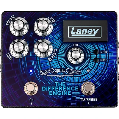 Laney The Difference Engine Tri-Mode Delay Effects Pedal Blue