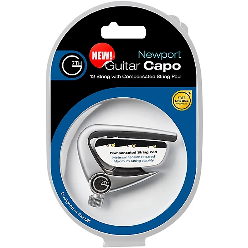 G7th G7NP12SL Newport 12 String Capo Silver