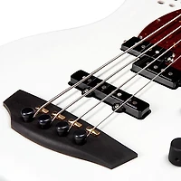 Godin RG-4 Ultra Electric Bass Guitar Carbon White