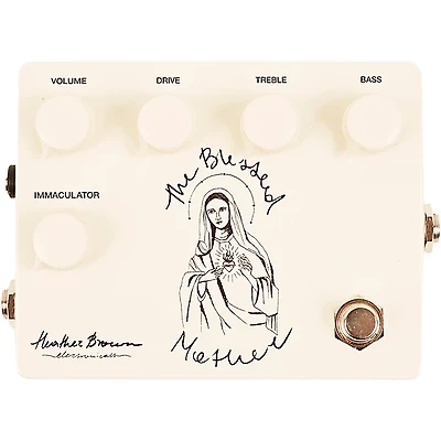 Heather Brown Electronicals The Blessed Mother V2 Overdrive Effects Pedal Cream