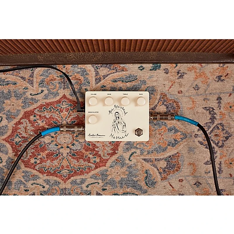 Heather Brown Electronicals The Blessed Mother V2 Overdrive Effects Pedal Cream