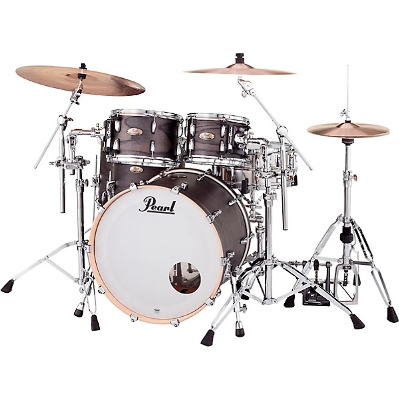 Pearl Session Studio Select 5-Piece Shell Pack With 22" Bass Drum Black Satin Ash