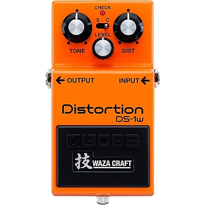 BOSS DS-1W Waza Craft Distortion Effects Pedal Orange