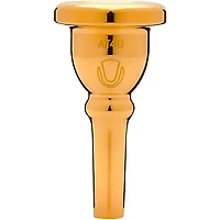 Denis Wick DW4386-AT Aaron Tindall Signature Ultra Series American Shank Tuba Mouthpiece in Gold