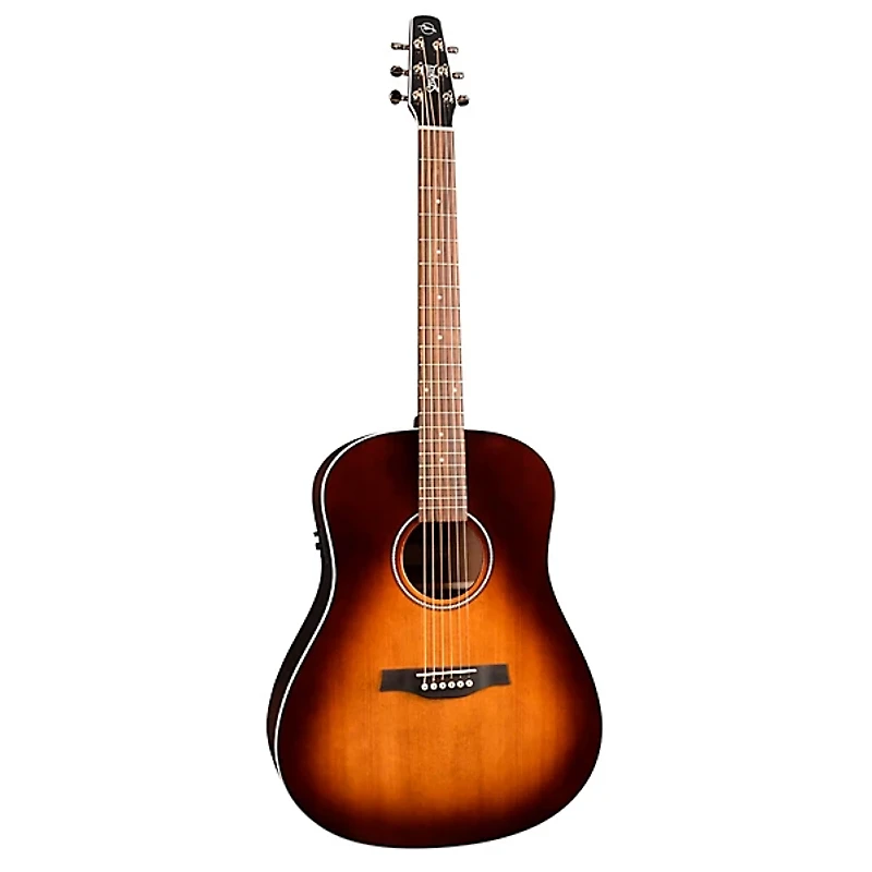 Seagull Maritime SWS Mahogany GT Presys II Dreadnought Acoustic-Electric Guitar Burnt Umber