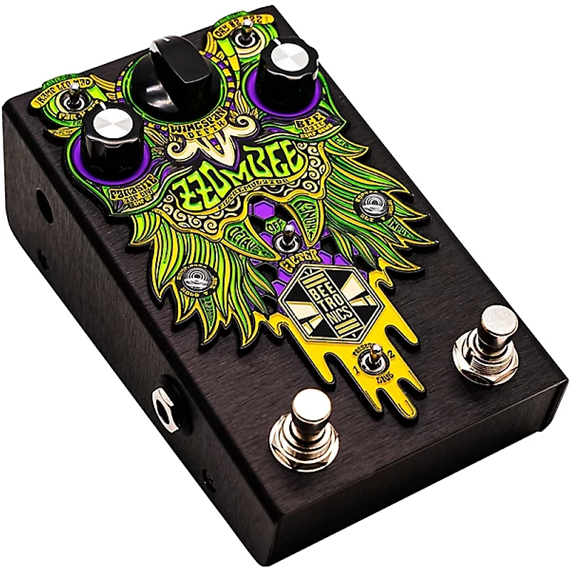 Beetronics FX Zzombee Filtremulator Effects Pedal Black Anodized