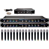 VocoPro USB-ACAPELLA-16 16-Channel Wireless Microphone/USB Interface Package, 902-927.2mHz