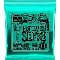 Ernie Ball Not Even Slinky Nickel Wound 12-56 Electric Guitar Strings 3-Pack 12 - 56
