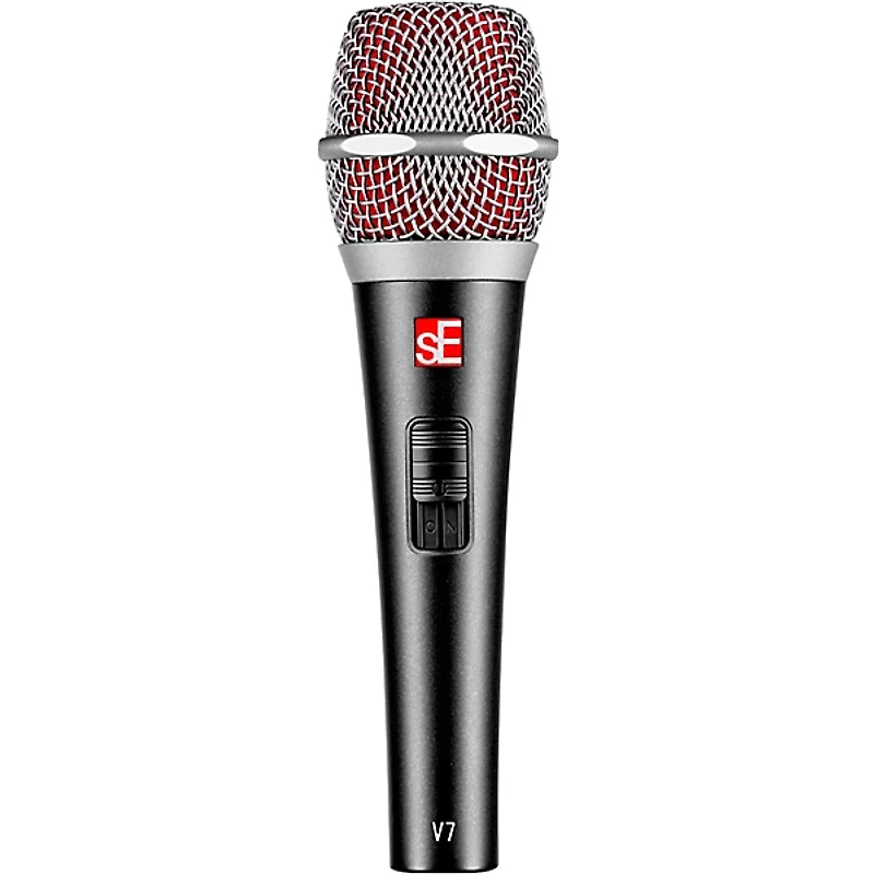 sE Electronics V7 SWITCH Dynamic Supercardioid Microphone With On/Off Switch Black