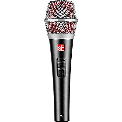 sE Electronics V7 SWITCH Dynamic Supercardioid Microphone With On/Off Switch Black