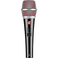 sE Electronics V7 SWITCH Dynamic Supercardioid Microphone With On/Off Switch Black