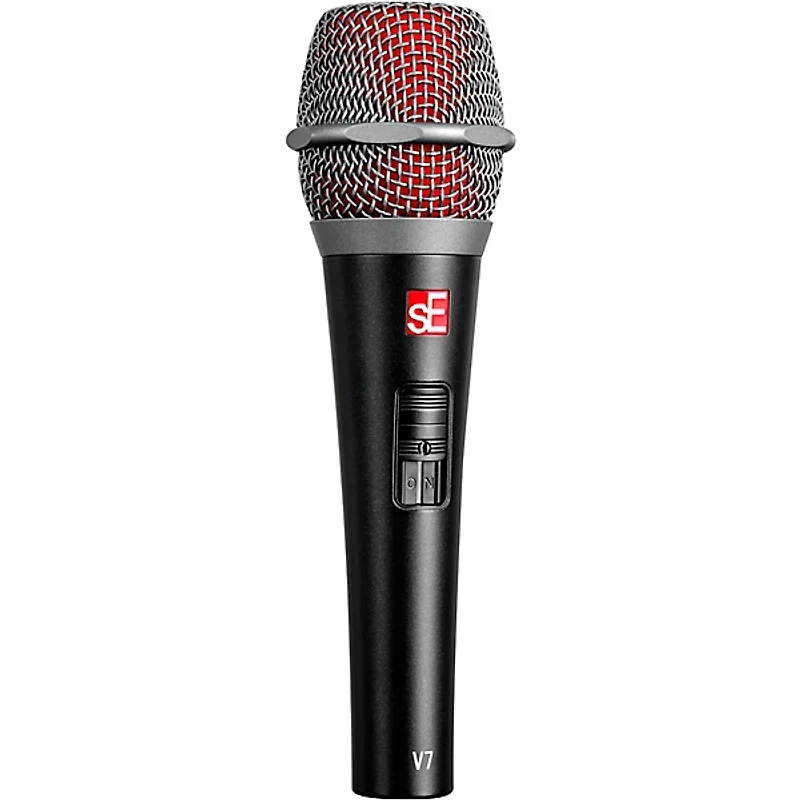 sE Electronics V7 SWITCH Dynamic Supercardioid Microphone With On/Off Switch Black