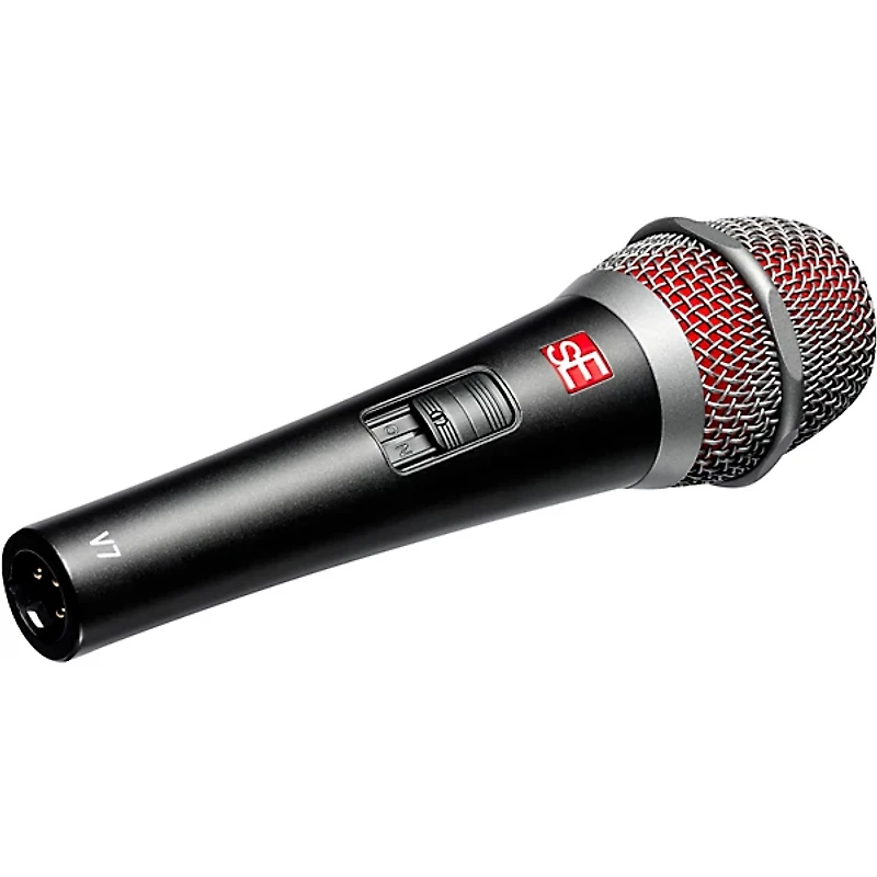 sE Electronics V7 SWITCH Dynamic Supercardioid Microphone With On/Off Switch Black