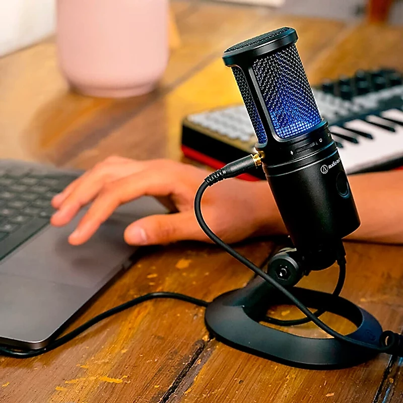 Audio-Technica AT2020USB-X Cardioid Condenser USB Microphone Black
