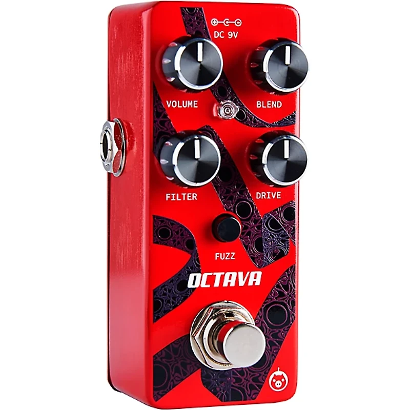 Pigtronix Octava Micro Fuzz & Distortion Effects Pedal Red