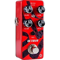 Pigtronix Octava Micro Fuzz & Distortion Effects Pedal Red