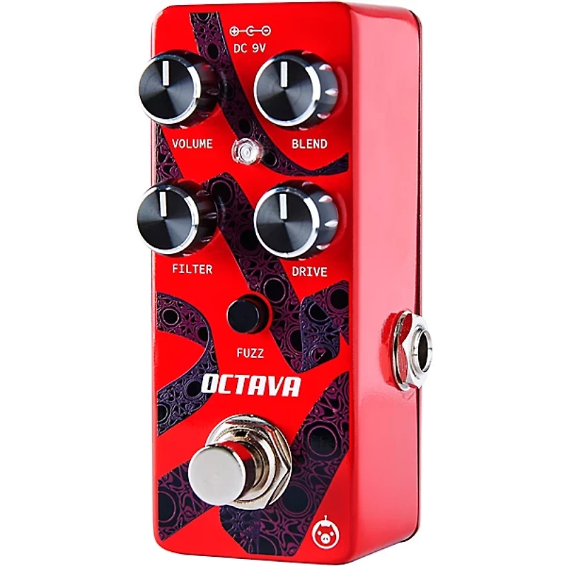 Pigtronix Octava Micro Fuzz & Distortion Effects Pedal Red